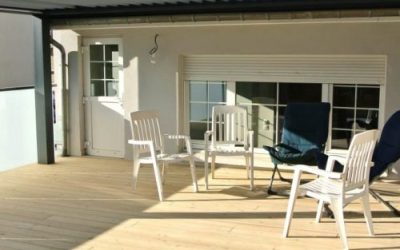 Terrasse surélevée en bois Mélèze