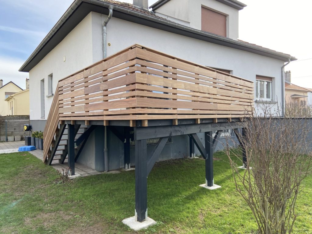 terrasse-terrasse bois-terrasse pilotis-terrasse surelevée-cumaru-garde corps-yutz-metz-thionville-luxembourg-lorraine-tereny