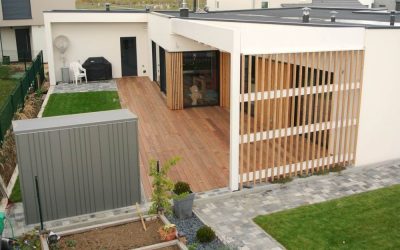 Terrasse de plain-pied en bois exotique Cumaru  55m2
