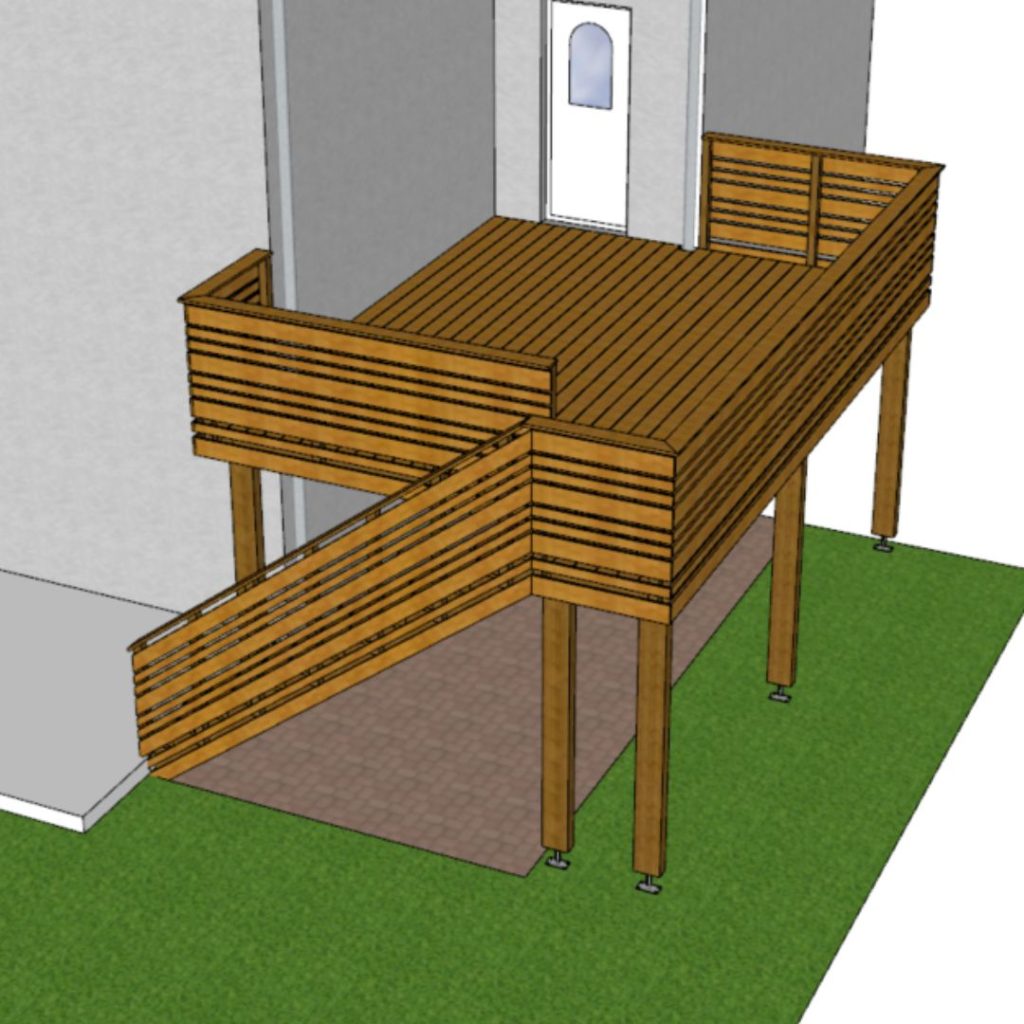 terrasse pilotis-terrasse bois-bambou-tereny-rurange les thionville-moselle-20m2