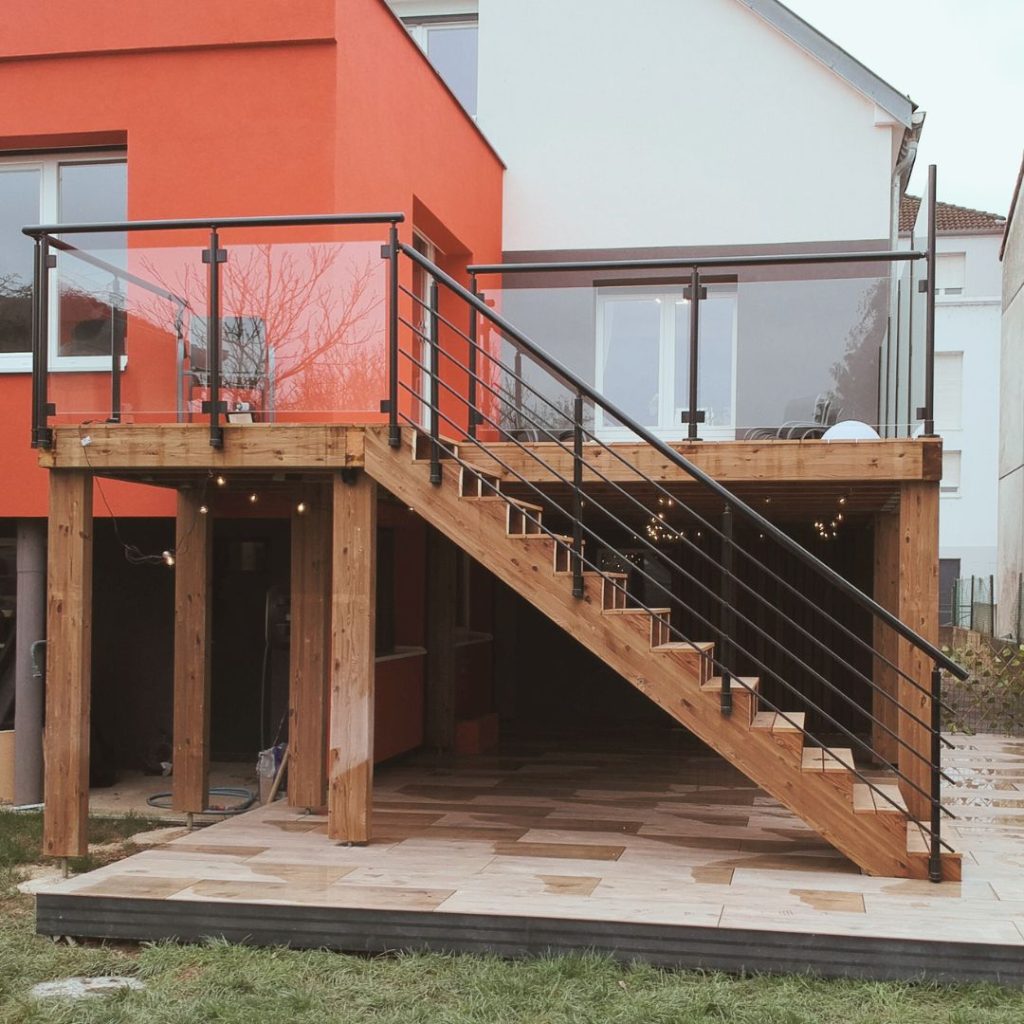 terrasse pilotis-terrasse bois-tereny-garapa-bois exotique-terville-moselle-luxembourg