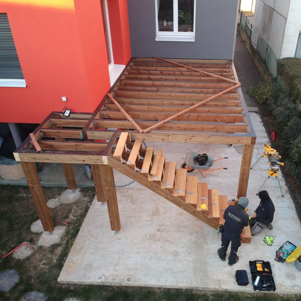 terrasse pilotis-terrasse bois-tereny-garapa-bois exotique-terville-moselle-luxembourg