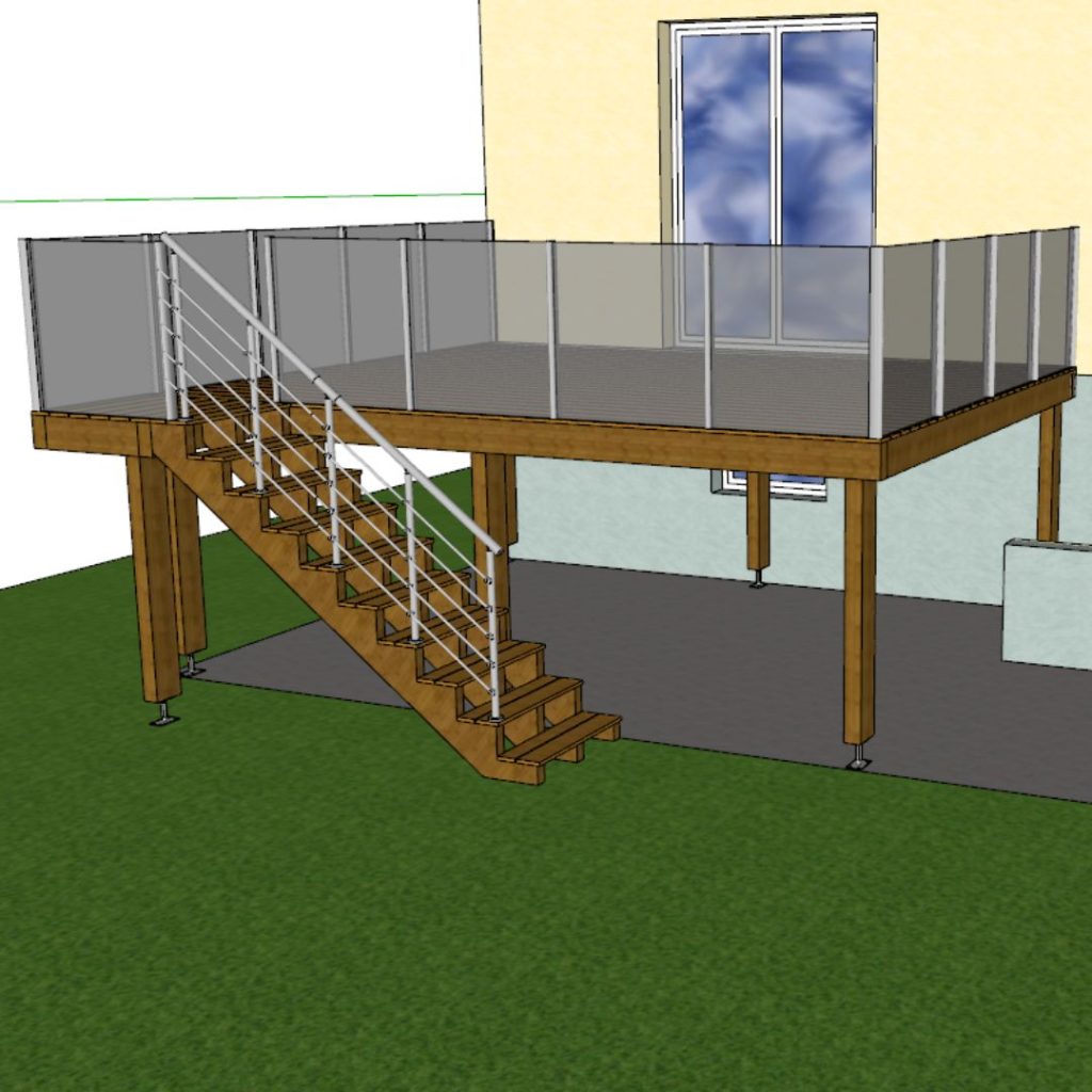 terrasse pilotis-terrasse surélevée-terrasse bois-tereny-mancieulles-lorraine-moselle