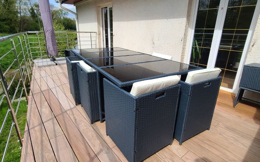 Terrasse sur pilotis en ipé de 19m2
