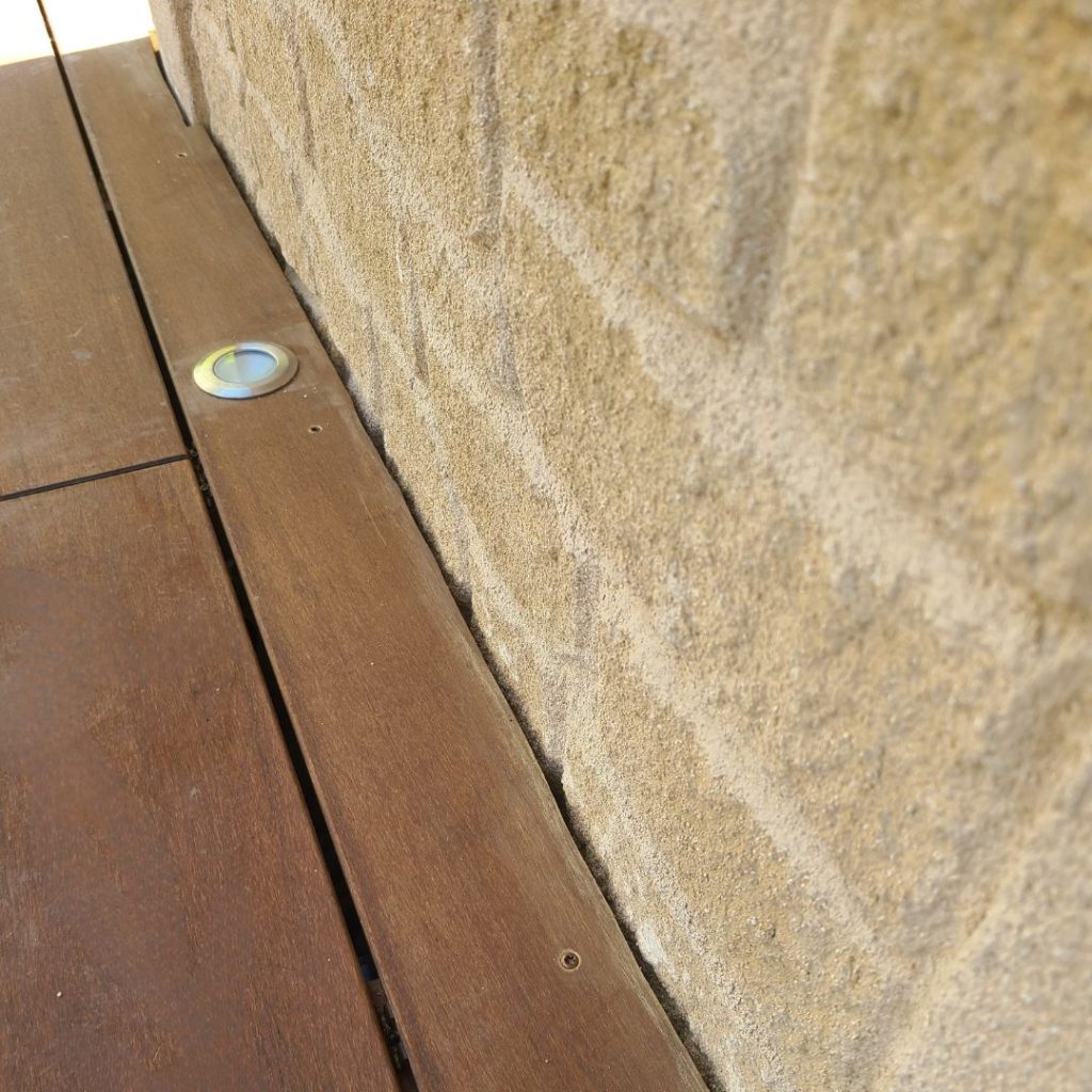 terrasse bois-rénovation terrasse- bambou caramel-éclairage Led Terrasse-tereny-les étangs-moselle-40m2