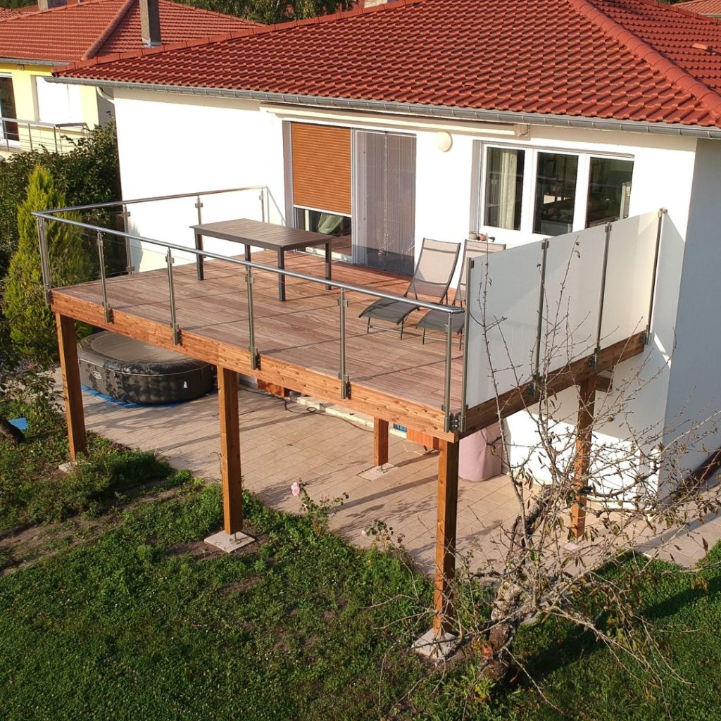 terrasse sur pilotis-rénovation balcon-garde corps alu et verre-tereny-pouilly-moselle-luxembourg