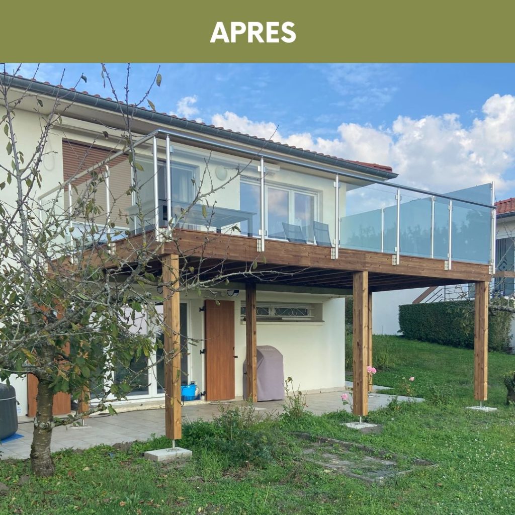 terrasse sur pilotis-rénovation balcon-garde corps alu et verre-tereny-pouilly-moselle-luxembourg